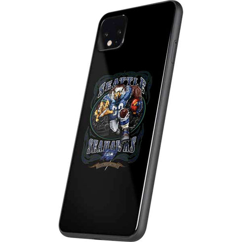 Liquid Blue NFL Seattle Seahawks Running Back Google Pixel 4 XL Skin